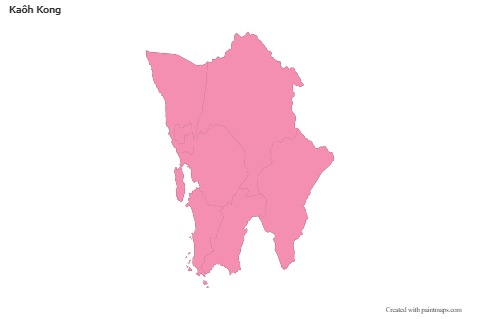 Sample Maps for Kaôh Kong (pink,outline)