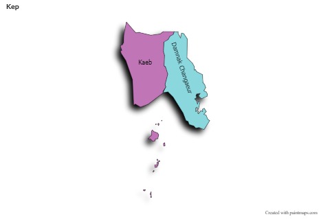 Sample Maps for Kep (colored,shadowy)