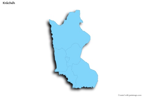 Sample Maps for Krâchéh (blue,outline,shadowy)