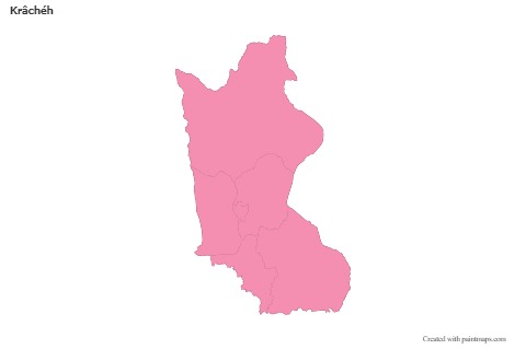 Sample Maps for Krâchéh (pink,outline)