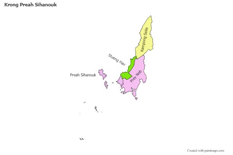 Sample Maps for Krong Preah Sihanouk (colored)