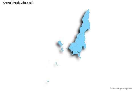 Sample Maps for Krong Preah Sihanouk (blue,outline,shadowy)