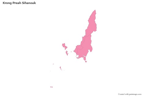 Sample Maps for Krong Preah Sihanouk (pink,outline)
