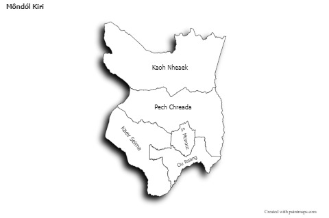 Sample Maps for Môndól Kiri (black-white,shadowy)