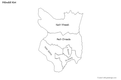 Sample Maps for Môndól Kiri (black-white)