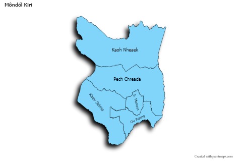 Sample Maps for Môndól Kiri (blue,shadowy)