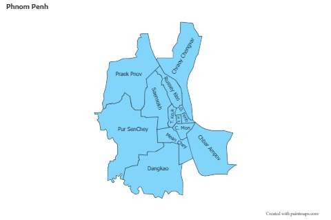 Sample Maps for Phnom Penh (blue)