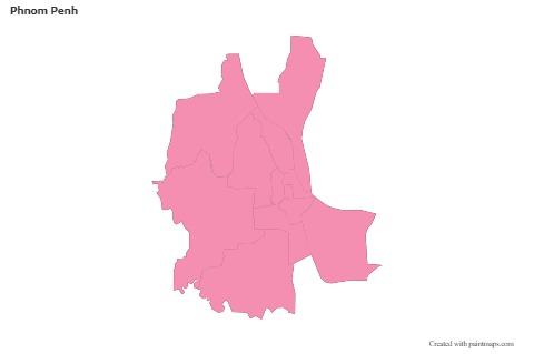 Sample Maps for Phnom Penh (pink,outline)