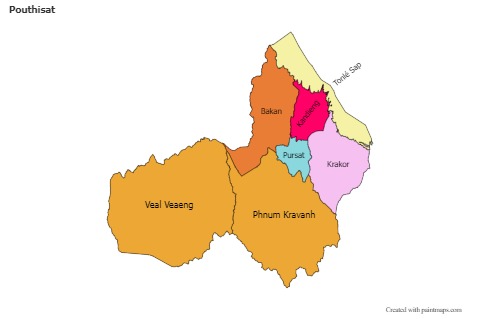 Sample Maps for Pouthisat (colored)