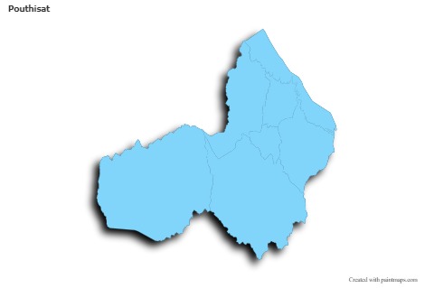 Sample Maps for Pouthisat (blue,outline,shadowy)