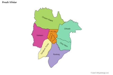 Sample Maps for Preah Vihéar (colored)