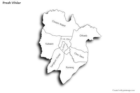 Sample Maps for Preah Vihéar (black-white,shadowy)