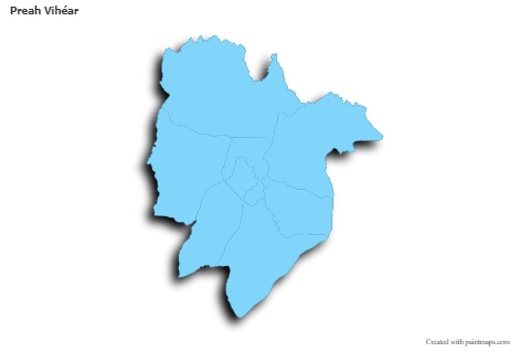 Sample Maps for Preah Vihéar (blue,outline,shadowy)
