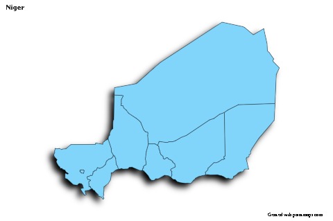 Sample Maps for Niger (blue,shadowy)