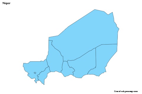Sample Maps for Niger (blue)