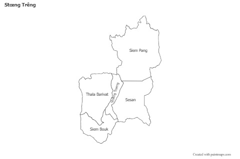 Sample Maps for Stœng Trêng (black-white)