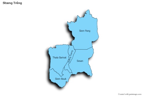 Sample Maps for Stœng Trêng (blue,shadowy)
