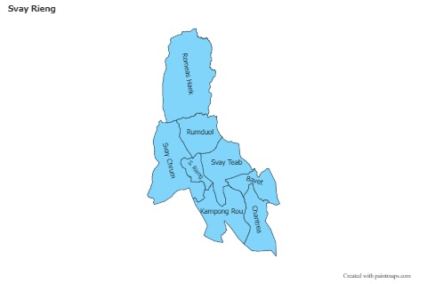 Sample Maps for Svay Rieng (blue)