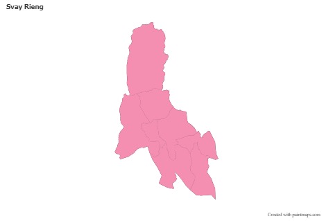 Sample Maps for Svay Rieng (pink,outline)