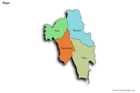 Sample Maps for Bago (colored,shadowy)