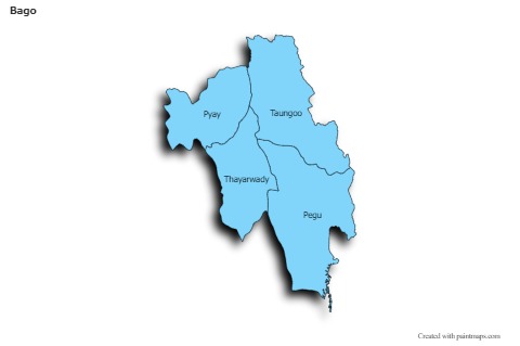 Sample Maps for Bago (blue,outline,shadowy)