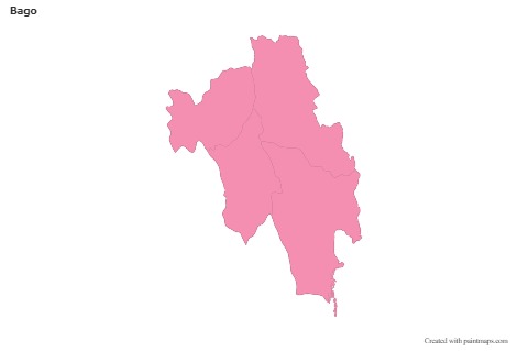 Sample Maps for Bago (pink,outline)