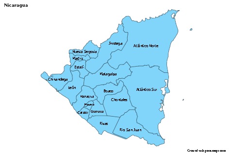 Sample Maps for Nicaragua (blue)