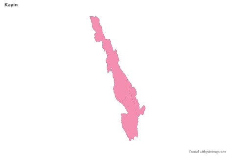 Kayin için Örnek Haritalar (pembe,anahat)