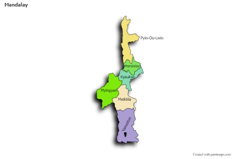 Sample Maps for Mandalay (colored,shadowy)
