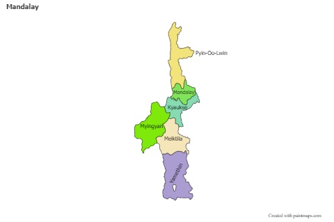 Sample Maps for Mandalay (colored)