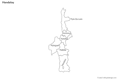 Sample Maps for Mandalay (black-white)