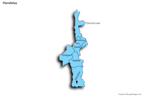 Sample Maps for Mandalay (blue,shadowy)
