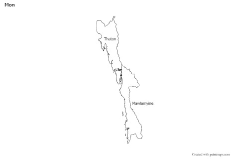 Sample Maps for Mon (black-white)
