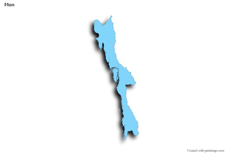 Sample Maps for Mon (blue,outline,shadowy)