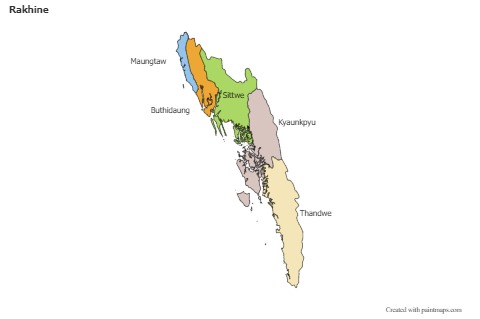 Sample Maps for Rakhine (colored)