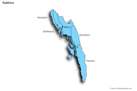 Sample Maps for Rakhine (blue,shadowy)