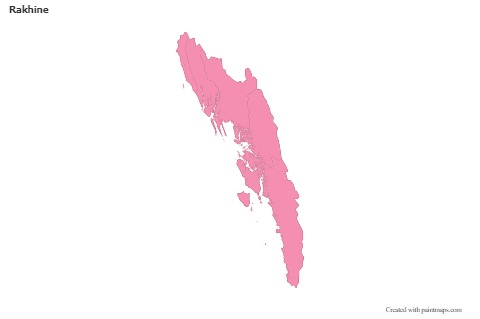 Sample Maps for Rakhine (pink,outline)