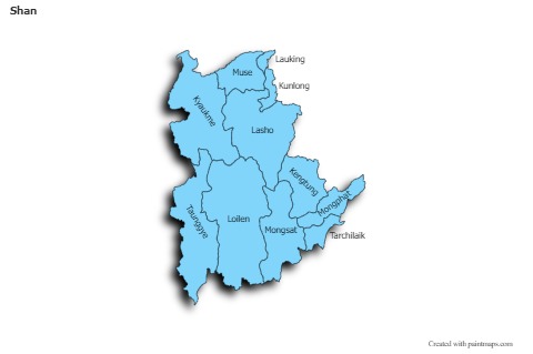 Mapas de muestra para Shan (azul,sombrío)