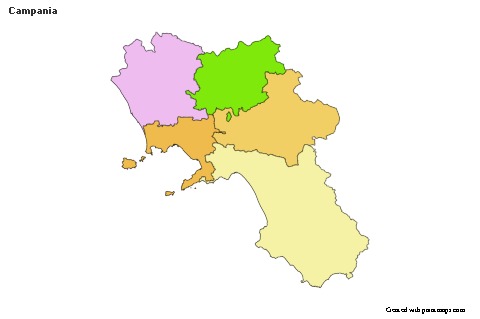 Sample Maps for Campania (colored)