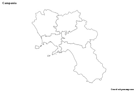 Sample Maps for Campania (black-white)