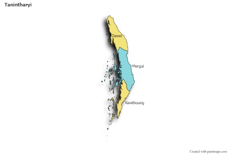 Sample Maps for Tanintharyi (colored)