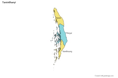 Sample Maps for Tanintharyi (black-white)