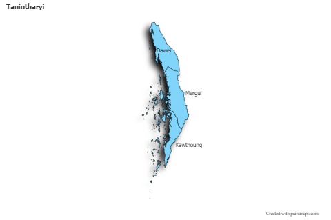 Sample Maps for Tanintharyi (blue,shadowy)