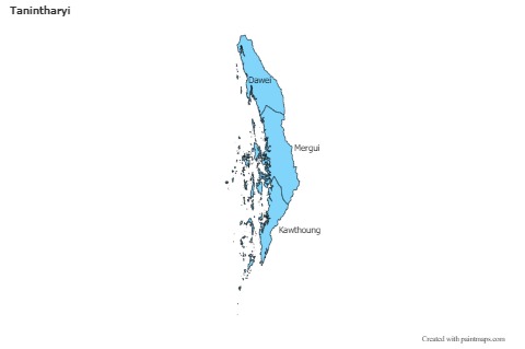 Sample Maps for Tanintharyi (blue)