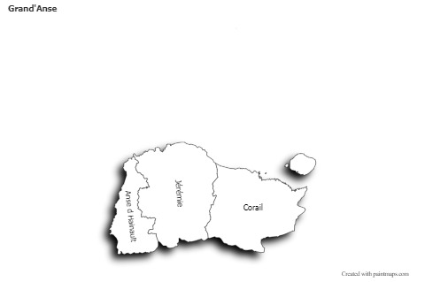 Sample Maps for Grand'Anse (black-white,shadowy)