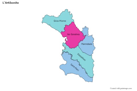 Sample Maps for L'Artibonite (colored)