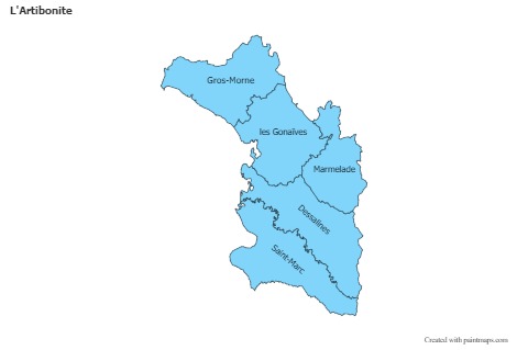 Sample Maps for L'Artibonite (blue)