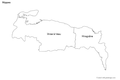 Sample Maps for Nippes (pink,outline)