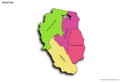 Sample Maps for Nord-Est (colored)