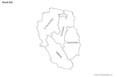 Sample Maps for Nord-Est (black-white)